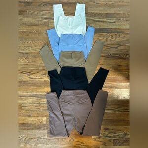 Stylish Women's Leggings Collection - Black, Blue, Brown, Cream, Tan